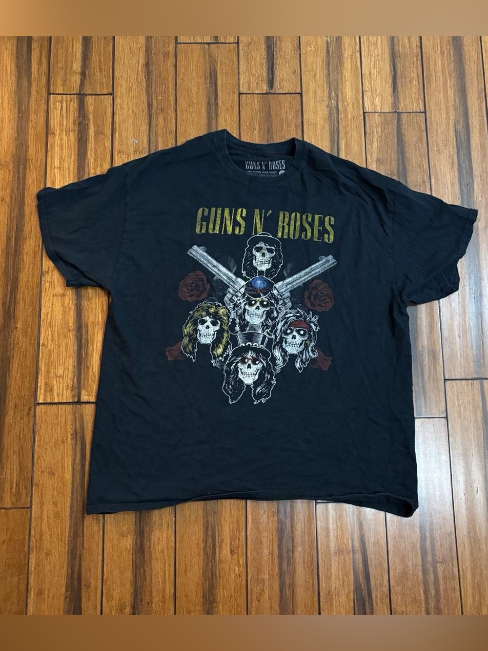 Guns N' Roses Not In This Lifetime Tour 2016 black cotton